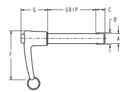 Ball Lock Pins: Vlier-Lock Quick Release - L Handle