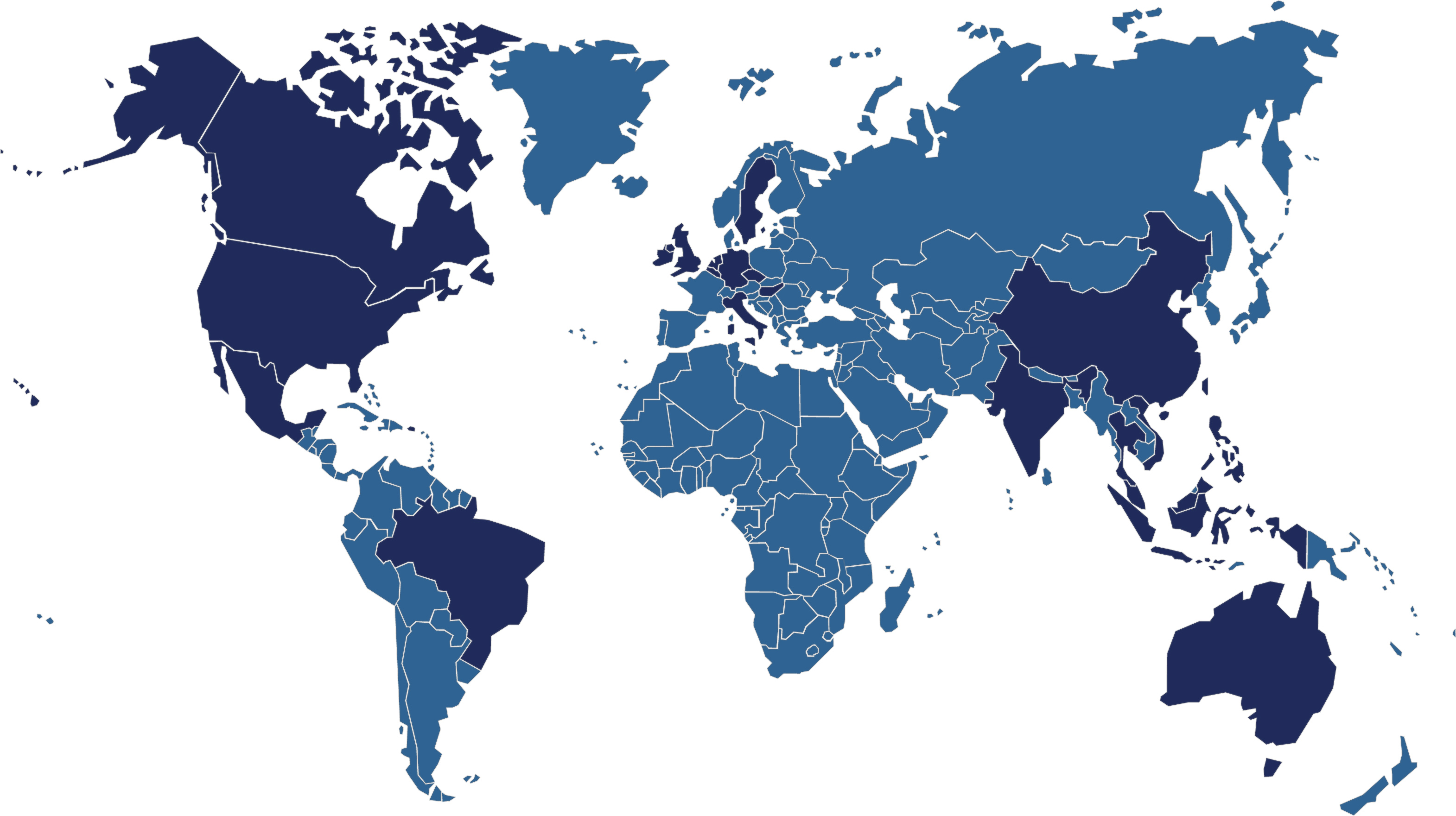 styleized world map